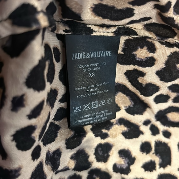 Zadig & Voltaire Rooka Leopard Print Mini Dress - Picture 10 of 11